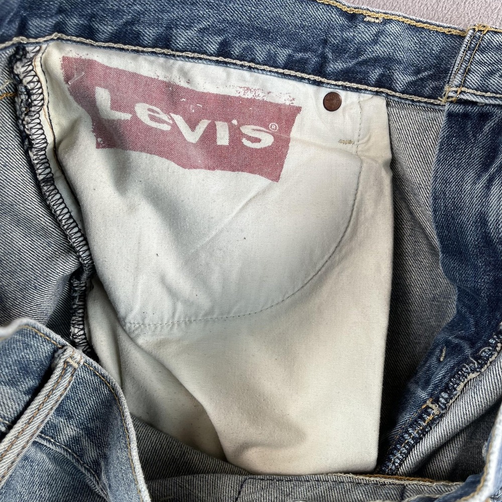 Levis 559 Jeans Mens 36x34 Blue Relaxed Straight Leg Denim Medium Wash Classic - Picture 8 of 12